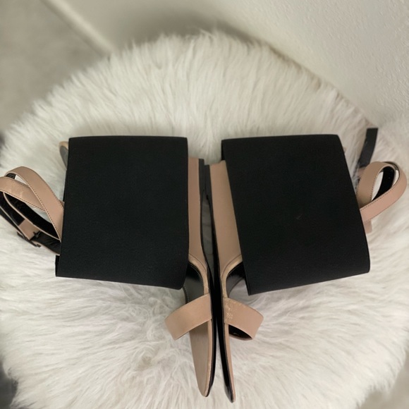 Balenciaga Black Pink Prism Elastic Wedge Lambskin Sandals size 40 - Picture 5 of 6